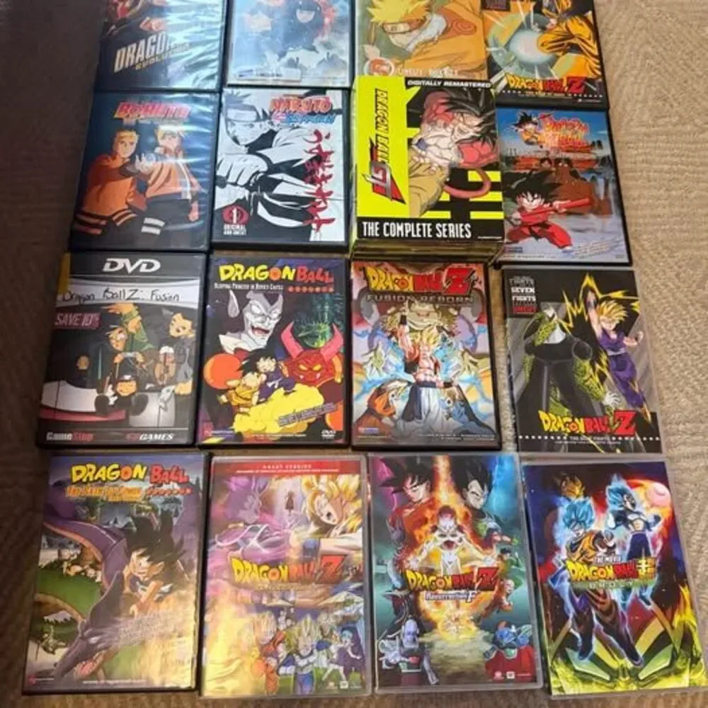 Dragon Ball / Dragon Ball Z / Dragon Ball GT / Naruto Anime movie lot
